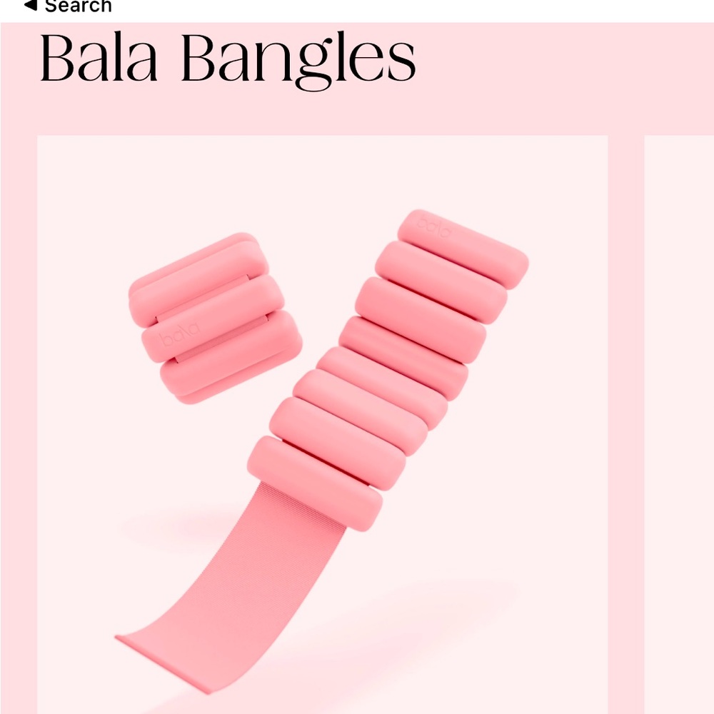 New bala bangles in pink - 2 pounds